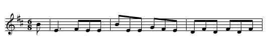 Paddy Cronin's Jig - staff notation