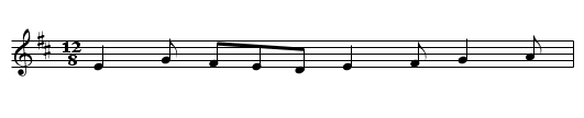 Paddy Cronin's - staff notation