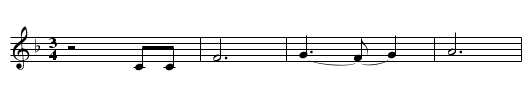 Paddy Doyle - staff notation