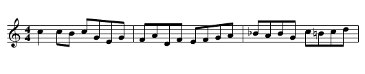 Paddy Faheys no 2 - staff notation