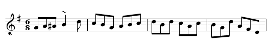 Paddy Fahy's No.2 - staff notation