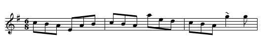 Paddy Fahy's No.3 - staff notation