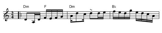 Paddy Fahy's Reel - staff notation