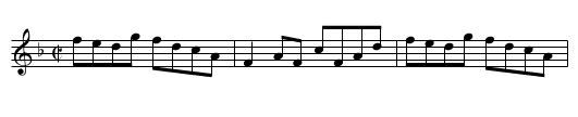 Paddy Fahy's Reel - staff notation