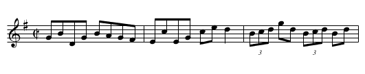 Paddy Fahy's - staff notation