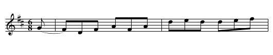 Paddy in London [1] - staff notation
