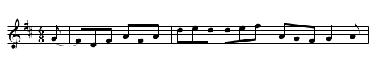 Paddy in London [1] - staff notation