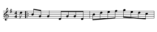 Paddy Kelly's (C) - staff notation
