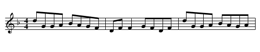 Paddy Lynn's Delight - staff notation