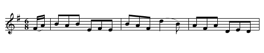 Paddy McFadden - staff notation