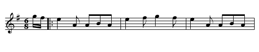 Paddy McFadden's - staff notation