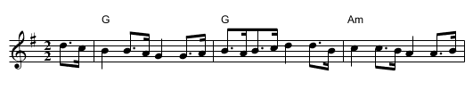 Paddy McGinty's Goat - staff notation