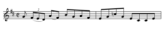 Paddy Murphy's Wife  (reel)   1526 - staff notation