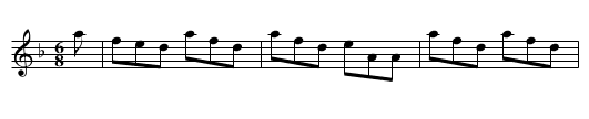 Paddy O Blarney - staff notation