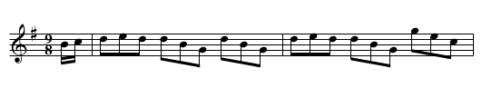 Paddy O Finnerly - staff notation