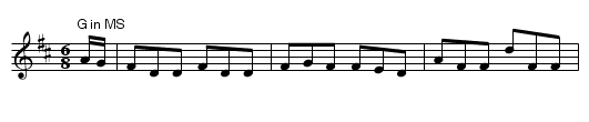 Paddy O'Carrel. JMT.098 - staff notation