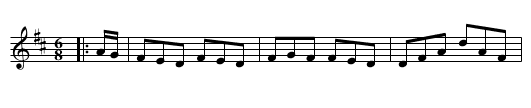 Paddy O'Carrol's Jig - staff notation
