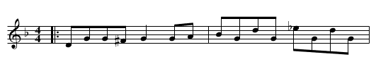 Paddy on the Turnpike - staff notation