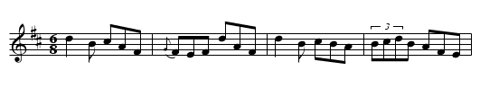 Paddy O'Rafferty (2) - staff notation