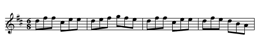 Paddy O'Rafferty - staff notation