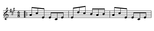 Paddy O'Rafferty - staff notation
