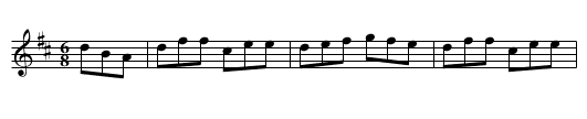 Paddy O'Rafferty's - staff notation