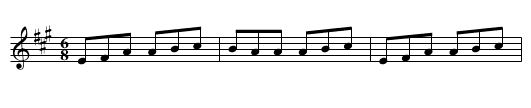 Paddy O'Sullivan's jig - staff notation
