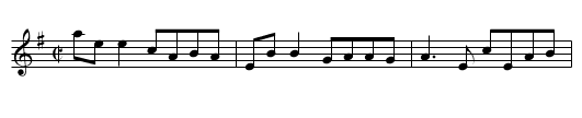 Paddy Ryan's Dream - staff notation