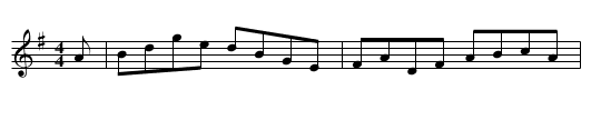 Paddy Shannon's - staff notation