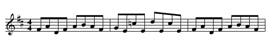Paddy Taylor's - staff notation