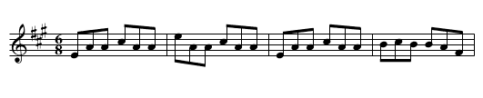 Paddy the Dandy [1] - staff notation