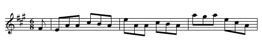 Paddy the Dandy [1] - staff notation