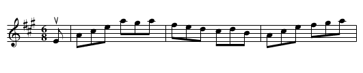 Paddy Whack -- Jig - staff notation
