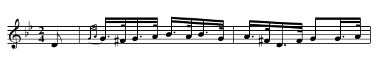 Paddy’s Delight - staff notation