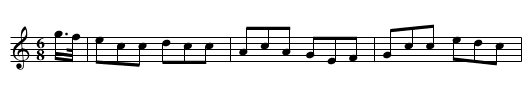 Paddy’s Green Island - staff notation