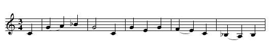 Paddy's Green Shamrock Shore - staff notation