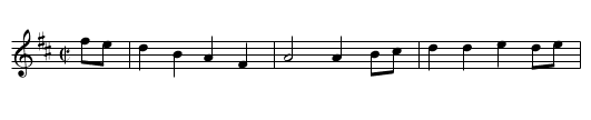 Paddy's Land - staff notation
