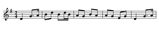 Paddy's Polka  No.2 - staff notation