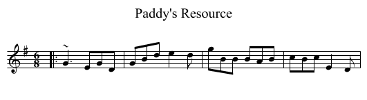 Paddy's Resource - staff notation
