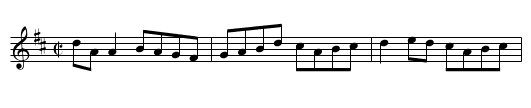 Paddy's Trip to Scotland - staff notation