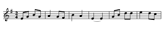Padmoskownye vjetsjera - staff notation
