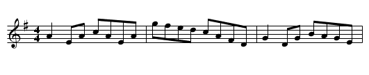 Padraig's Favourite - staff notation