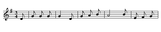 Padstow May-day song - 1 from the man who dances - staff notation