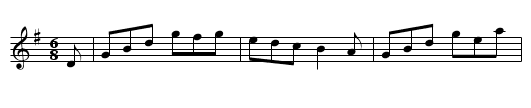 Pady Whack - staff notation