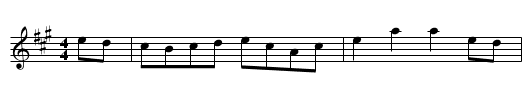 Paganini Hornpipe. JNu.04 - staff notation