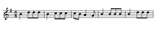 Paidushko Choro - staff notation