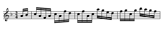 Paine's Hornpipe - staff notation