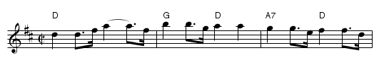 P&aring;l sine h&oslash;ner - staff notation