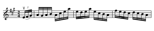 Palermo -- Hornpipe - staff notation