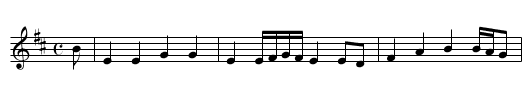 Palestine Song - staff notation